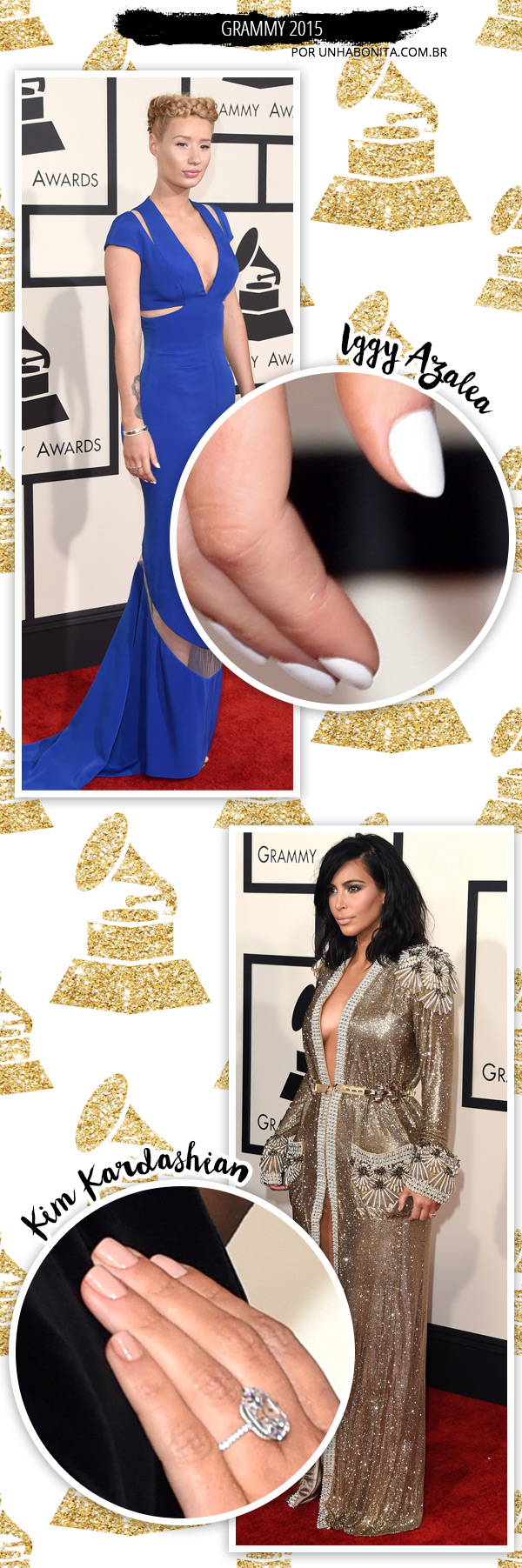 iggy-azalea-Kim-Kardashian-grammy-2015-manicure