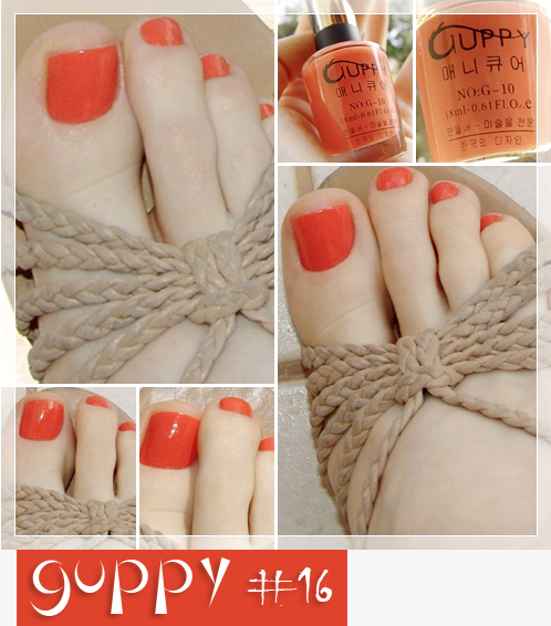 guppy #16 korean nail polish unha bonita